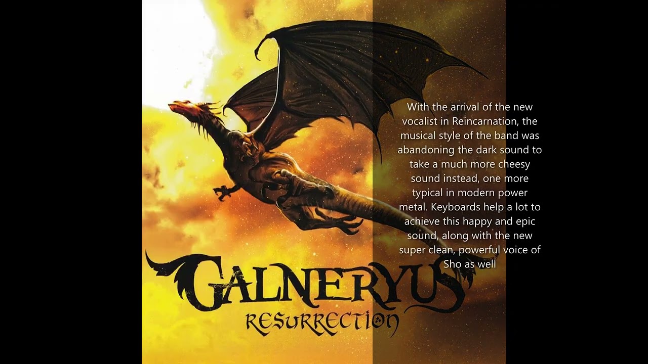 Analysis of Galneryus musical evolution