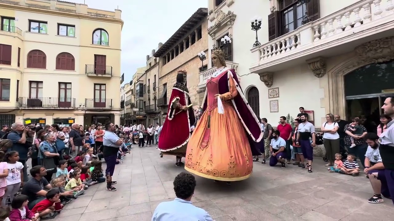 Valset dels Gegants de Vilafranca del Penedes. Vigilia de Corpus 2023