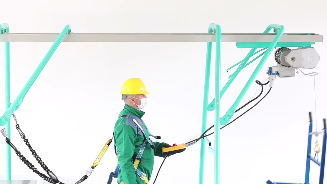 Cavalletto per elevatori universale da 300 kg / Universal hoist gantry with capacity 300 kg