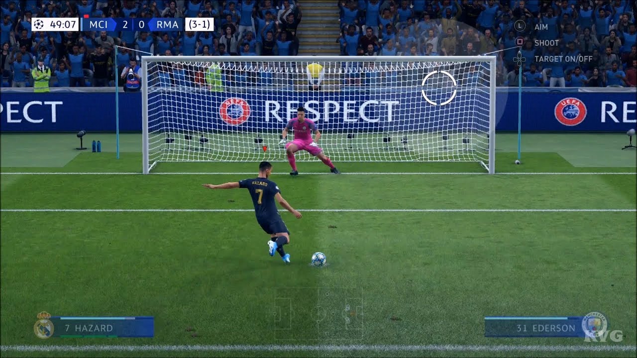 FIFA 20 - Manchester City vs Real Madrid CF - Gameplay (PS4 HD) [1080p60FPS]