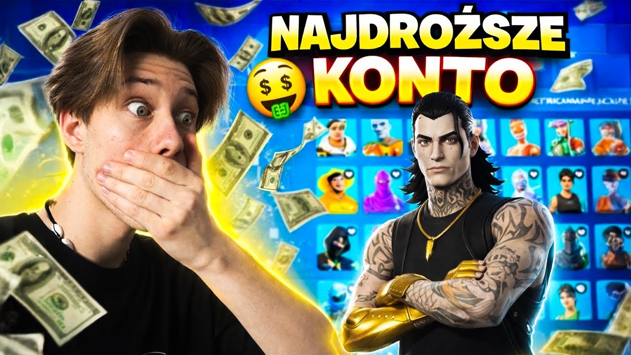 KUPIŁEM NAJDROŻSZE KONTO w FORTNITE!