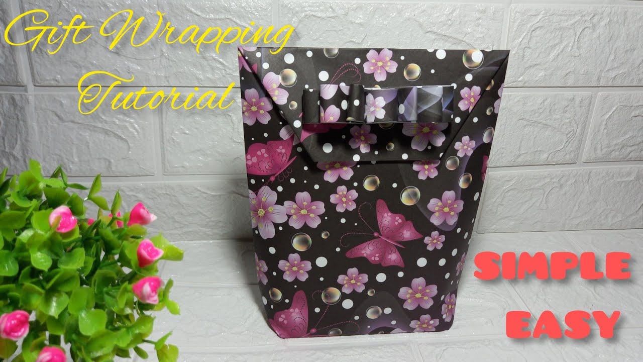 Bungkus Kado Tanpa Kotak | Cara Membungkus Kado Simple