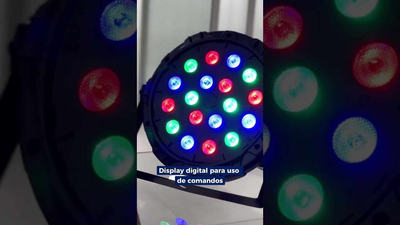 Luz Proton Par 18 Luces Dj Audioritmica Dmx Iuminacidad Led