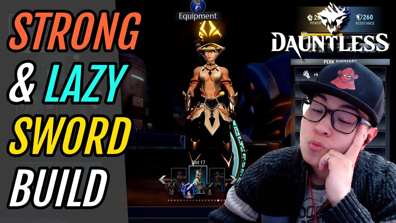 Dauntless - This Sword Build is Super Lazy and Super Strong! - As Requested!