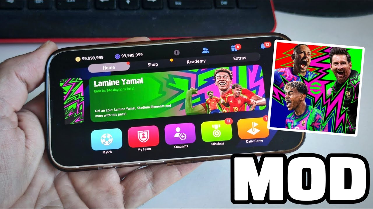 eFootball 2026 Hack/MOD Apk Tutorial ✅️ Get Unlimited Coins & GP!! (iOS/Android)