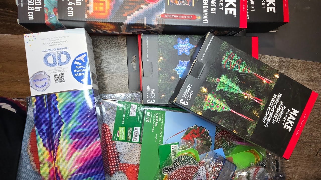 Local Christmas Diamond Painting Haul