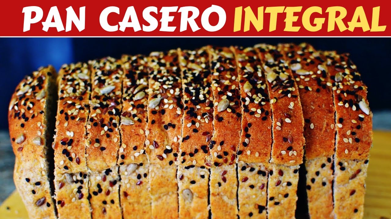 PAN CASERO INTEGRAL para SÁNDWICH  Dulce Hogar Recetas