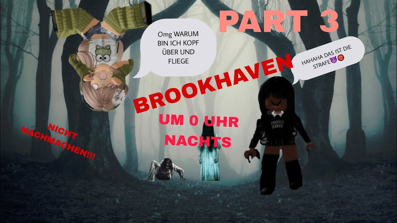 😰Ich habe bereut dass jemals ausprobiert zu haben😫um 0 Uhr nachts brookhaven Part3🫥😮‍💨🫩￼