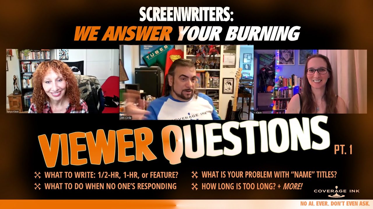 We Answer Your Questions Pt. 1 - Common Mistakes - How the Biz Works #Screenwriting #Screenwriters
