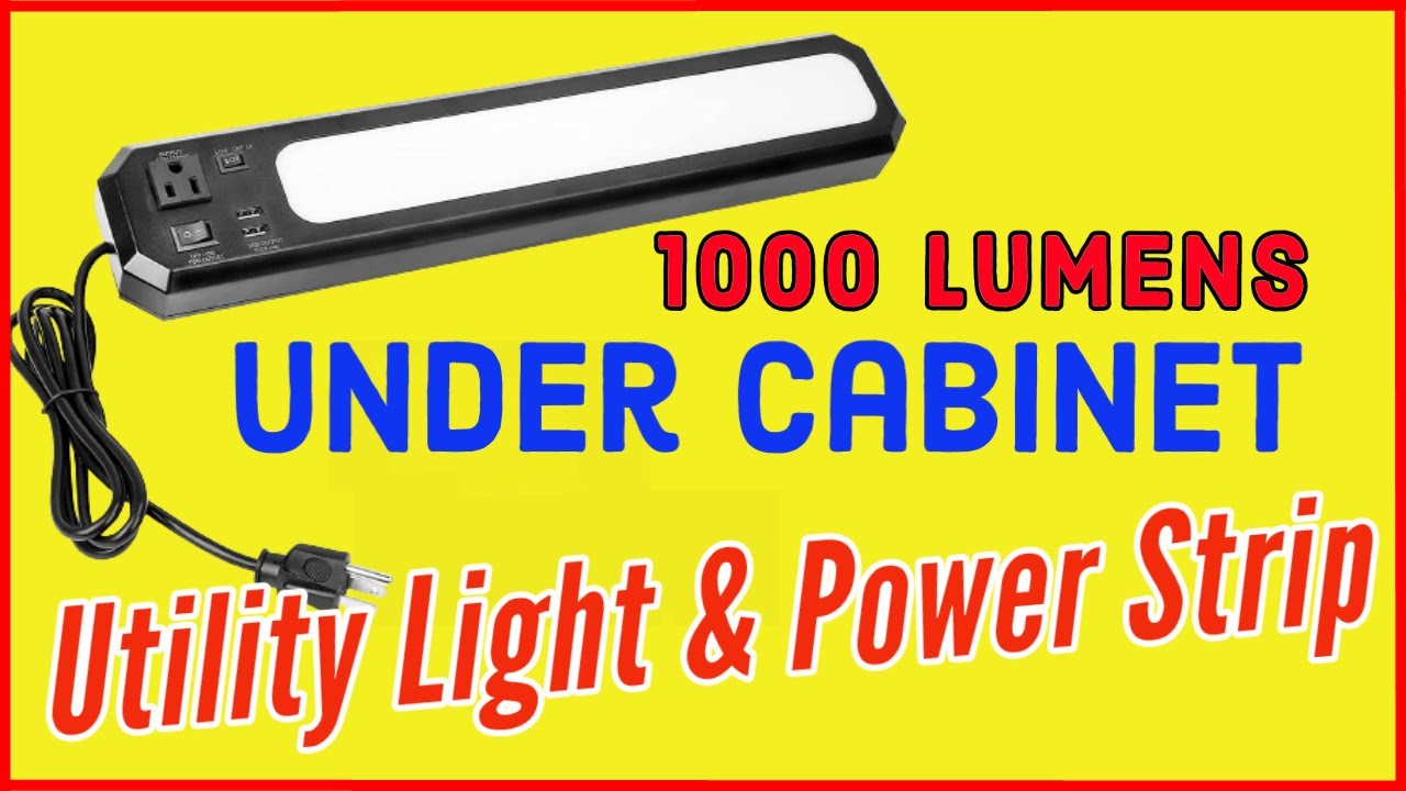Best Tool Box Light, Under Cabinet Utility Light & Power Strip All in One