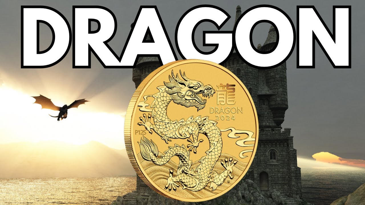 Perth Mint Strikes Gold with this! 2024 Fractional Gold Dragon Lunar Coin Review | 1/10 & 1/20