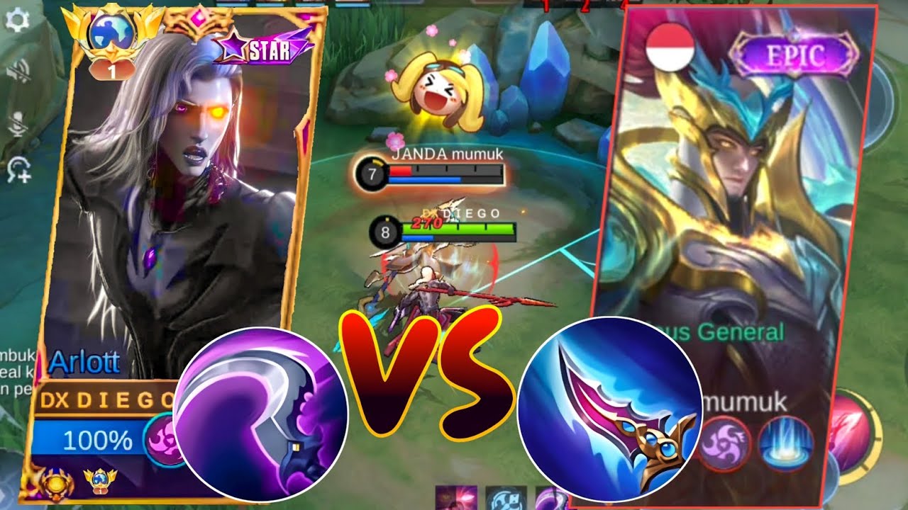 ARLOTT VS PRO ZILONG! WHO THE KING OF DAMAGE🔥(you must try) new arlott