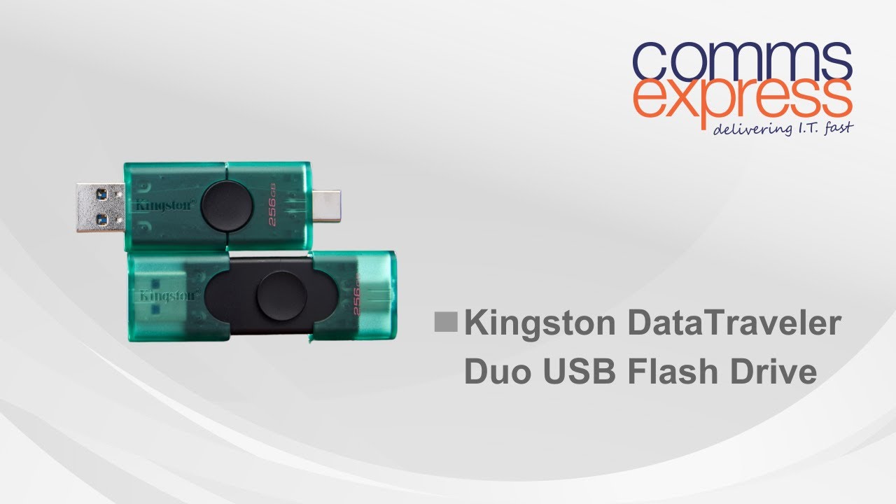 Kingston DataTraveler DUO USB - Dual USB Storage Made Simple!