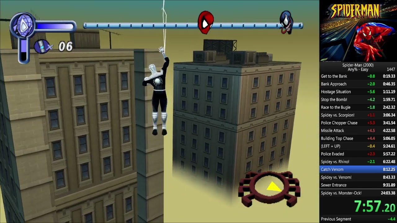 Spider-Man 2000 Any% (Easy Mode) Speedrun 23:50