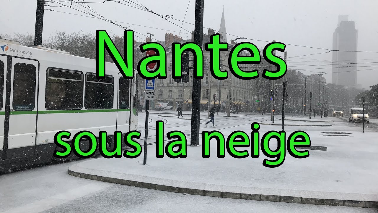 Il était une fois à Nantes...Un manteau neigeux ❄️❄️⛄