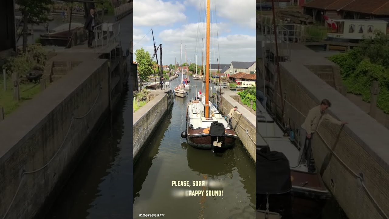 Workum Sluis - Schleusenkino 10/10 - Holland by Boat