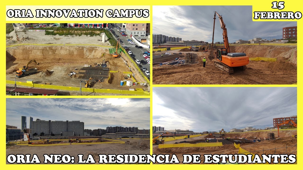 🚧 LA RESIDENCIA DE ESTUDIANTES EN CONSTRUCCIÓN | ORIA INNOVATION CAMPUS | MADRID 15 FEBRERO 2024 🚧