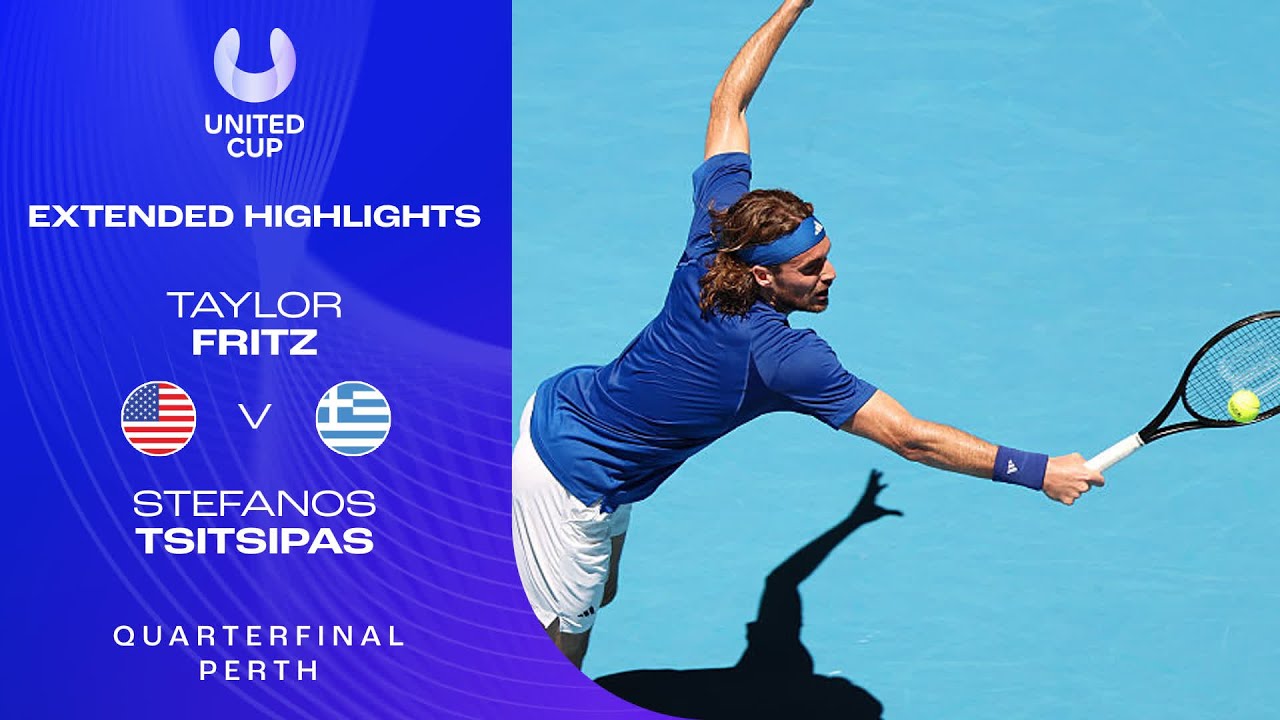 Taylor Fritz v Stefanos Tsitsipas Extended Highlights | United Cup 2026 Quarterfinal