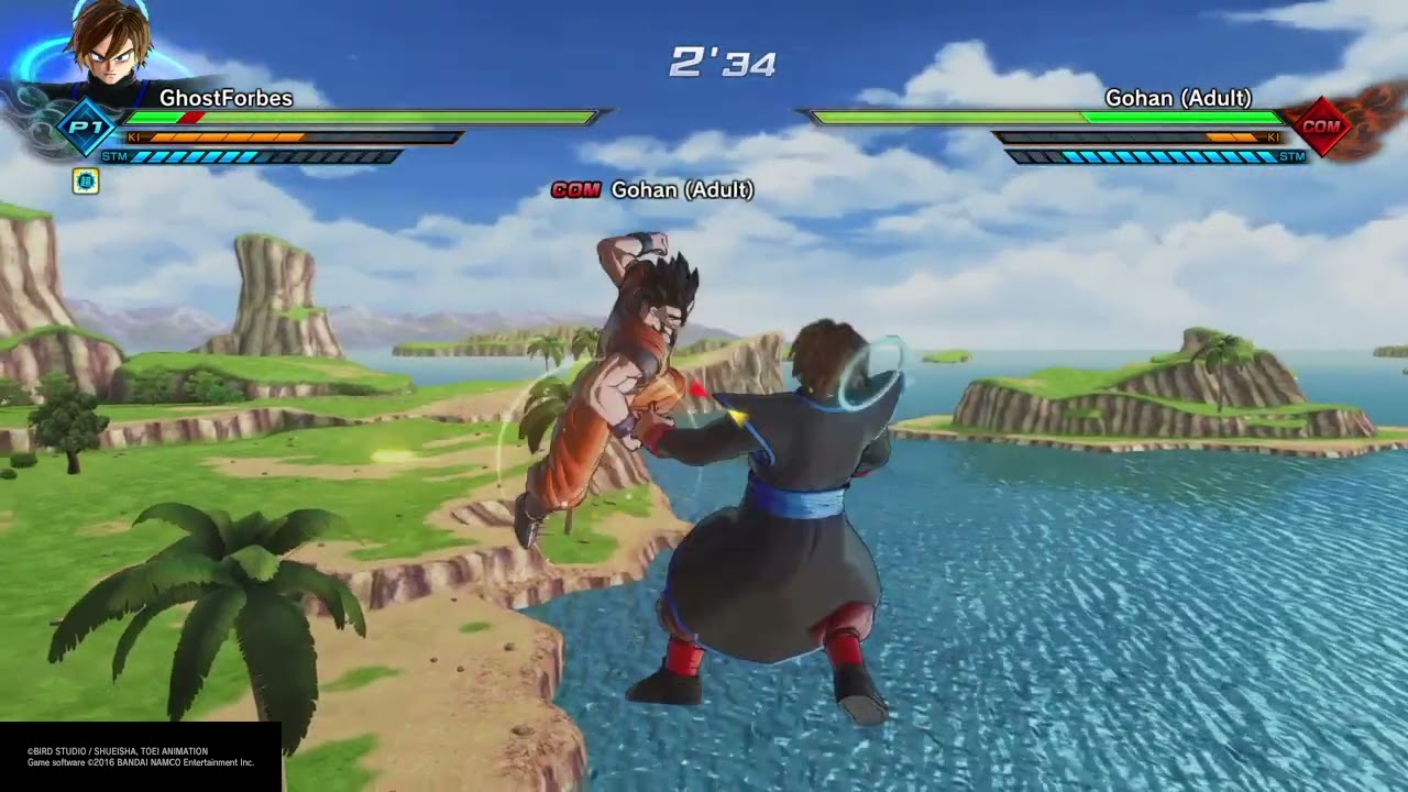 Dragon ball xenoverse 2 fighting adult Gohan 