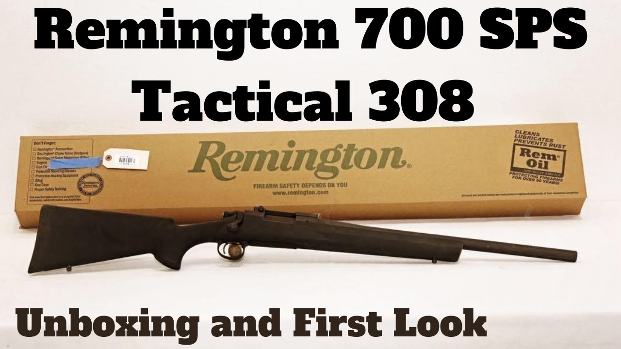 Распаковка тактической винтовки Remington 700 SPS — .308 Sniper Rifle