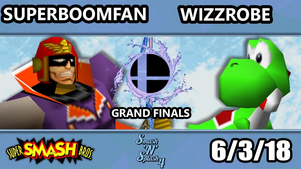 SnS 4 - PG | SuPeRbOoMfAn (Falcon) Vs. Frys | Wizzrobe (Yoshi) SSB64 Grand Finals - Smash 64