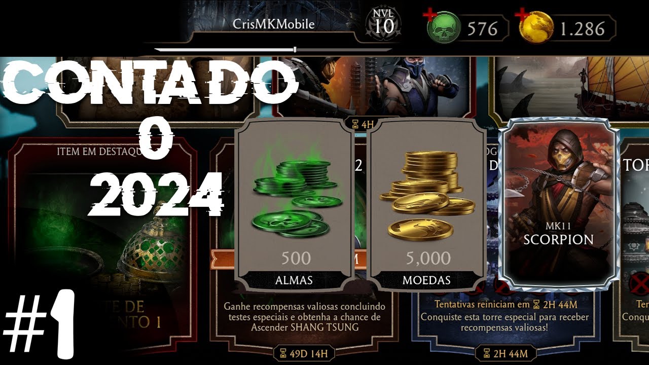 O começo da jornada | Upando Conta do Zero 2024 | EP1| MK Mobile