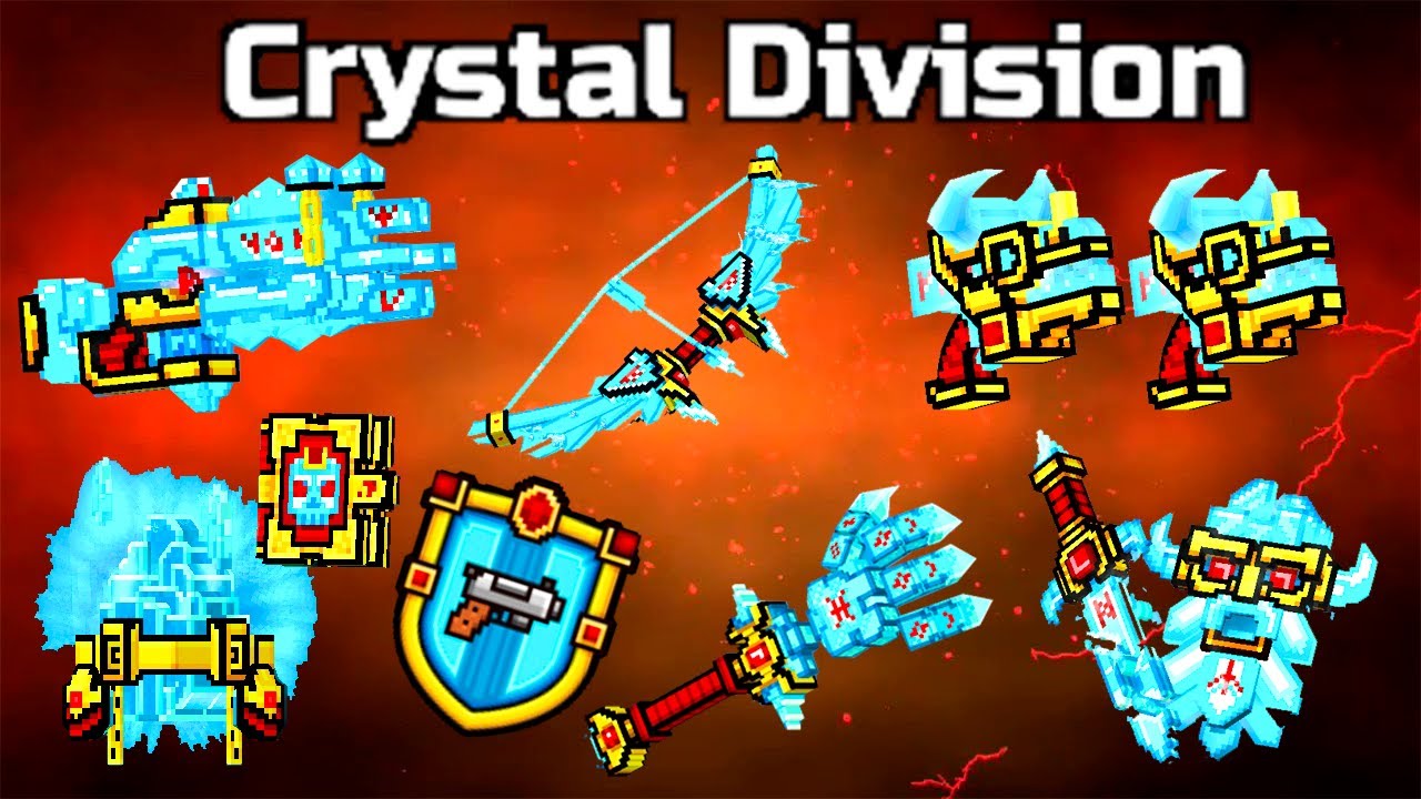 Crystal Division Guns Damage Test & Review - Pixel Gun 3D
