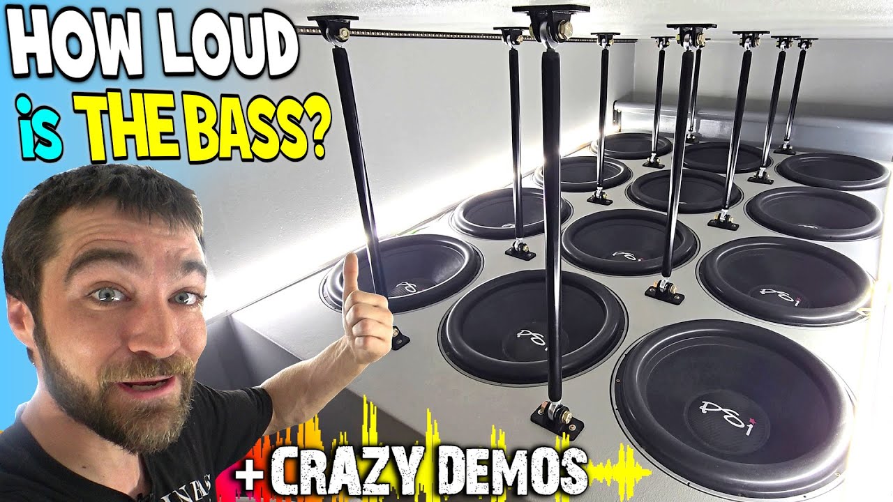 How LOUD is EXO's Subwoofer Setup? 1st FULL VOLUME Bass Test w/ 12 18