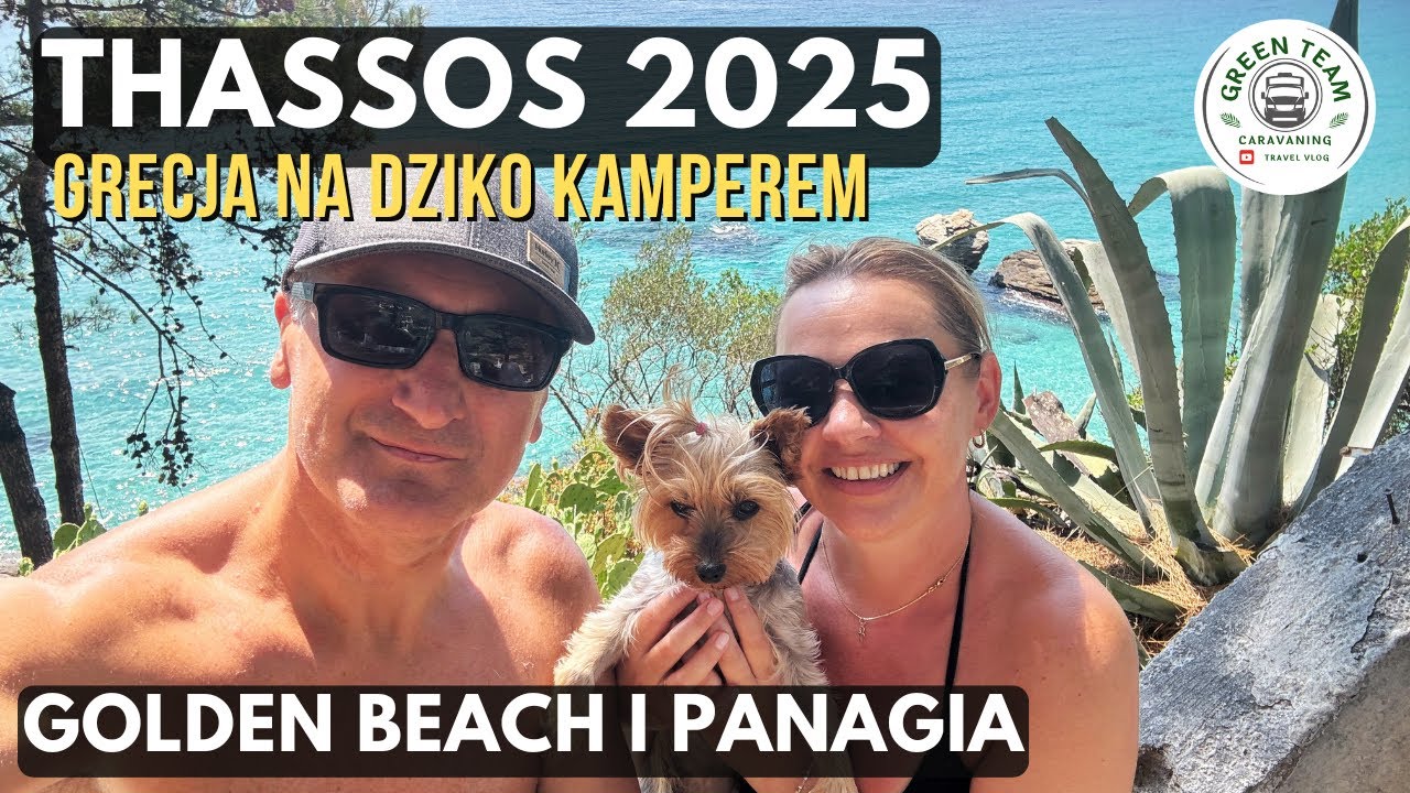 THASSOS 2025 kamperem 🚐 | Golden Beach, oliwa z Panagia i plaże jak z bajki 🇬🇷