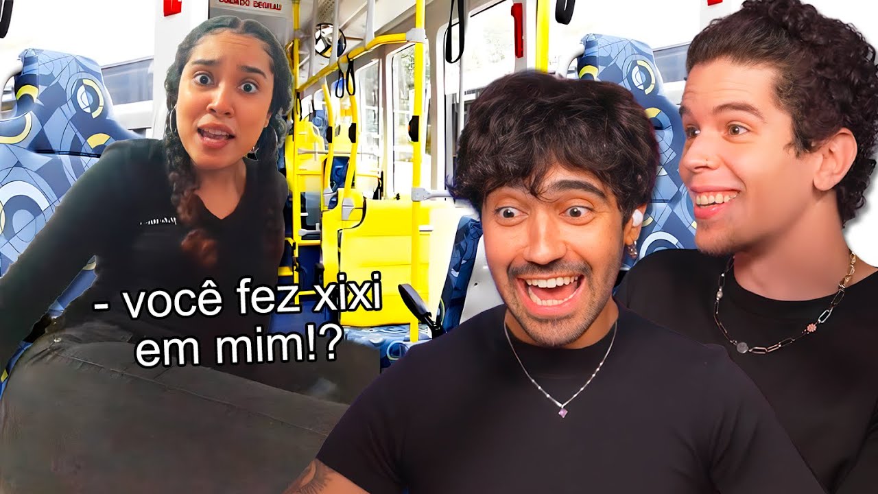 fizeram XIXI em mim dentro do ônibus