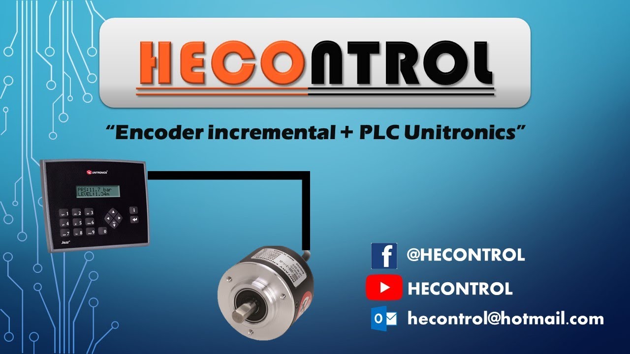05 Encoder Incremental + PLC Unitronics