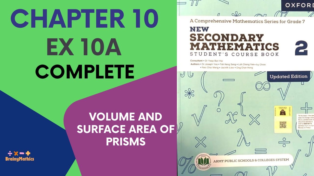 Ex 10A Complete | Chapter 10 | Oxford New Secondary Mathematics 2 | Class 7 | APS