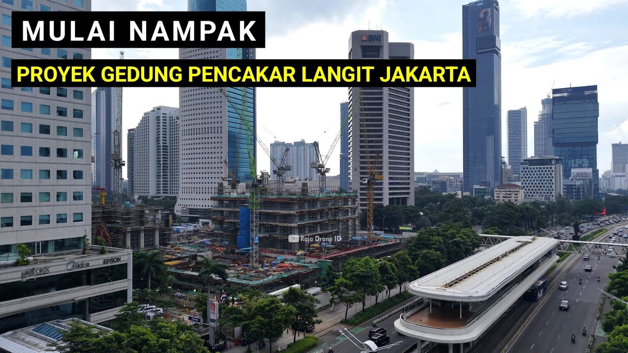 MULAI KELIHATAN, Proyek Gedung Pencakar Langit Jakarta 2025, Menara Taspen