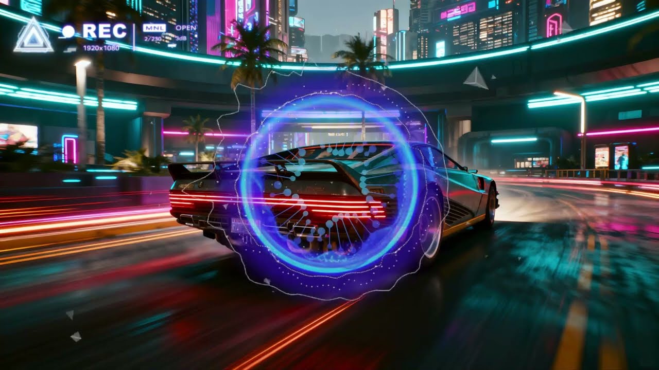 CalmElectron Cyberpunk Morning Synthwave🌆元气办公 高效学习 未来轻音乐静心曲 #HologramBGM