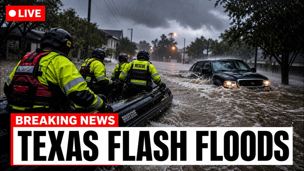 Intense rainfall in Texas sparks life-threatening floods and emergency rescues