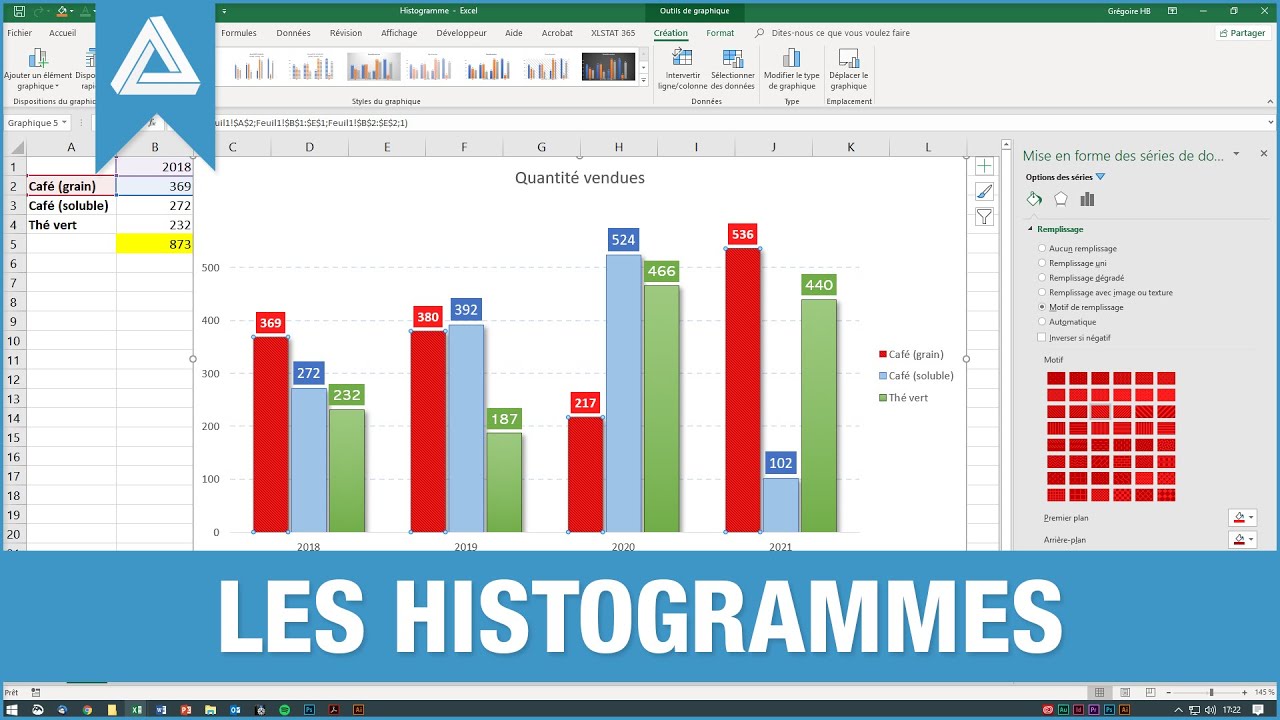 Tuto : les histogrammes - Excel, PowerPoint et Word