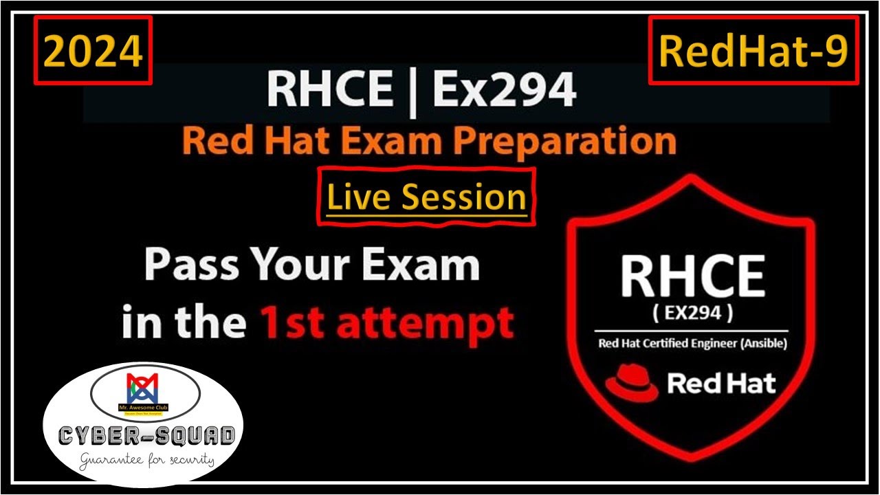 RHCE EX 294 Exam Preparation Live Session  Tips, Tricks, and Expert Guidance #rhce #2024 #rhel9