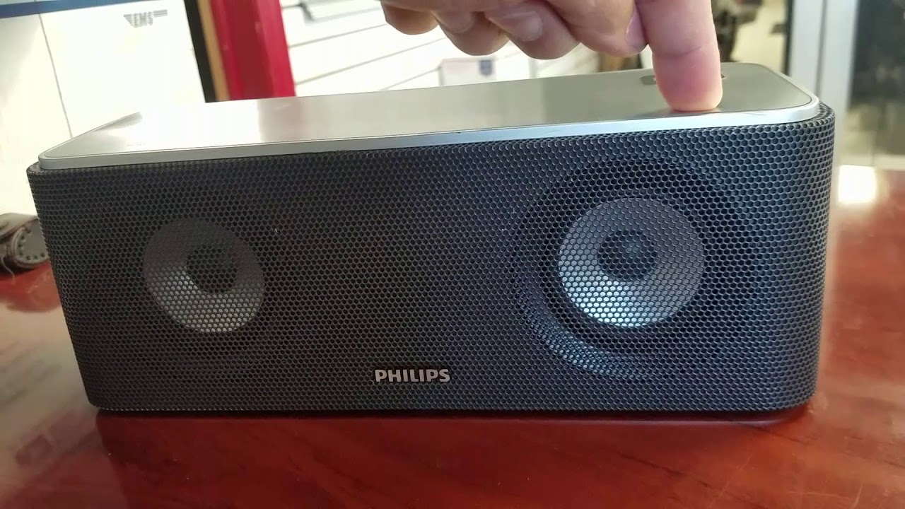 Philips SB365/37 Portable Bluetooth speaker no power cord running on AA Batteries
