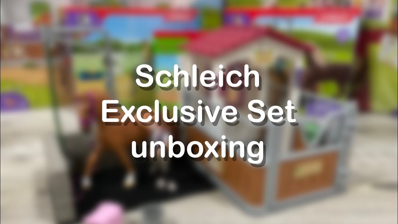 Schleich Exclusives Waschplatz Set Unboxing || Schleichwelt