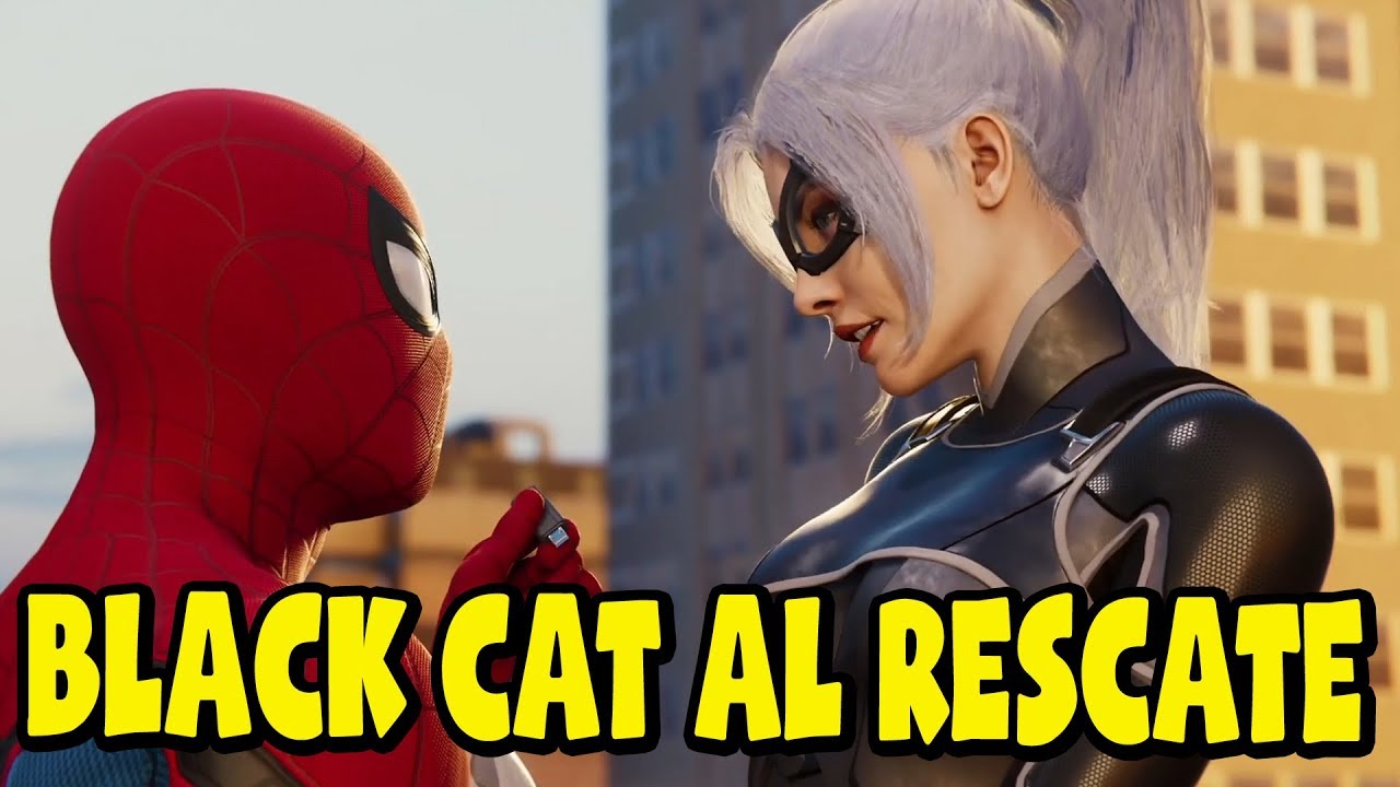 Spider-Man PS4 DLC - Black Cat salva a Spider-Man de Hammerhead - Silver Lining - Español Latino