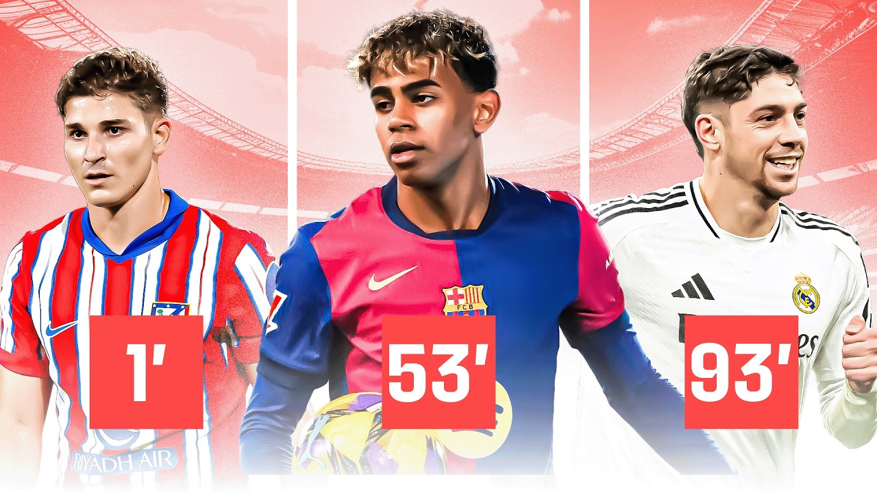 1 GOL INCREÍBLE de CADA MINUTO ⏱ | Edición 2024/25