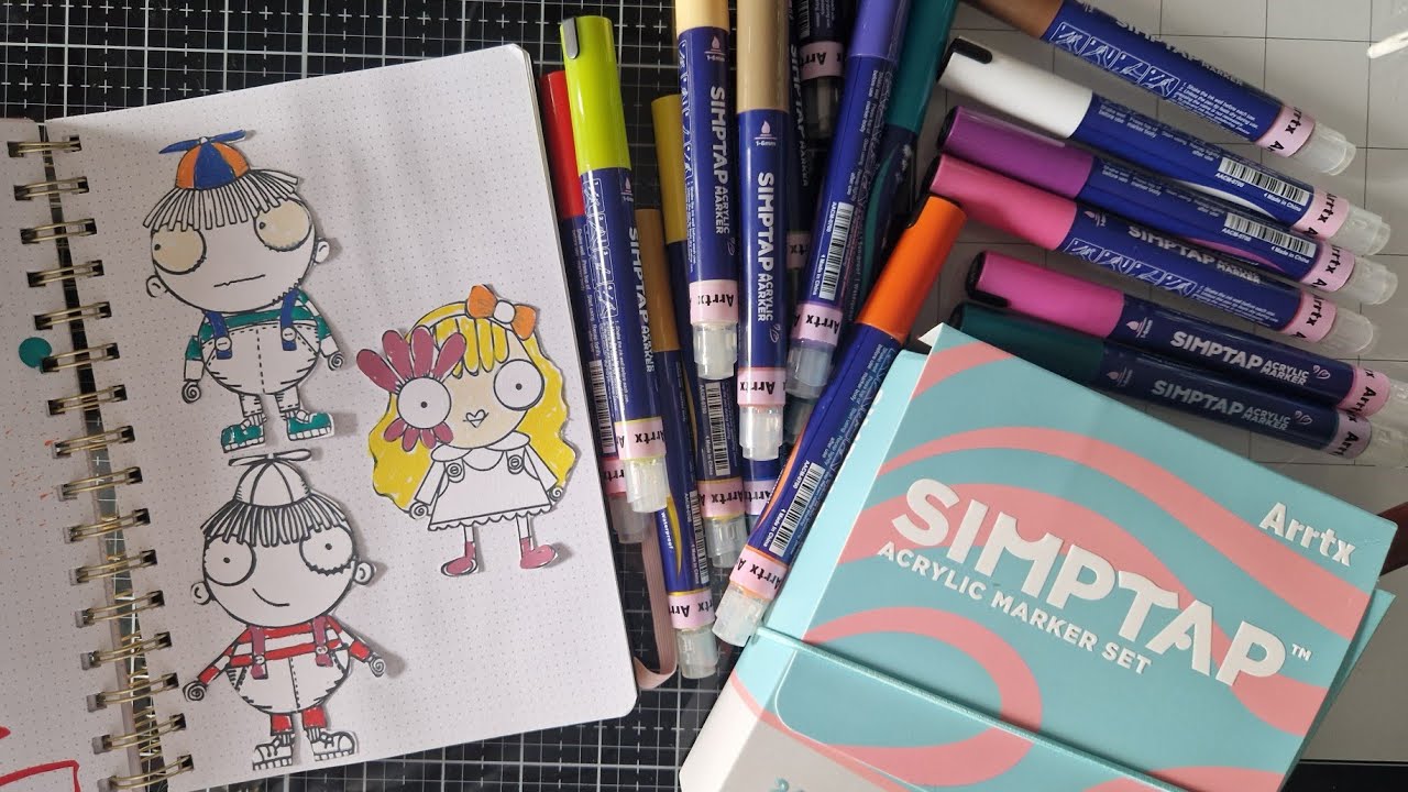 TEST MARKER SIMPTAP #arrtx #arrtxmarkers #arrtxsimptap #arrtxacrylicmarkers