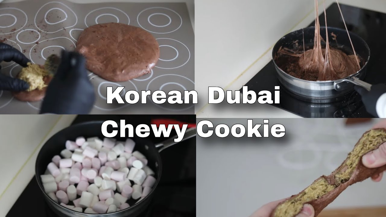 Korean Dubai Chewy Dessert | Home Baking 