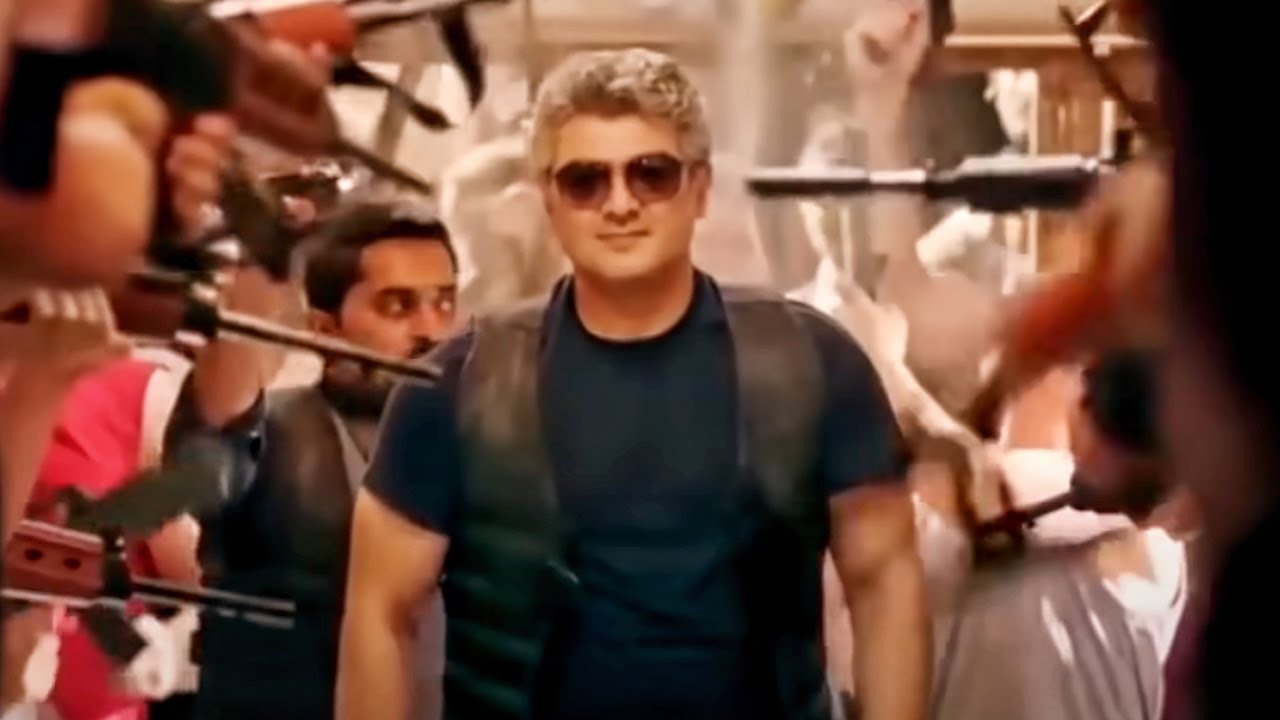 १०० गुंडों के बिच मे से Ajith Kumar हीरो की तरह निकल गया
