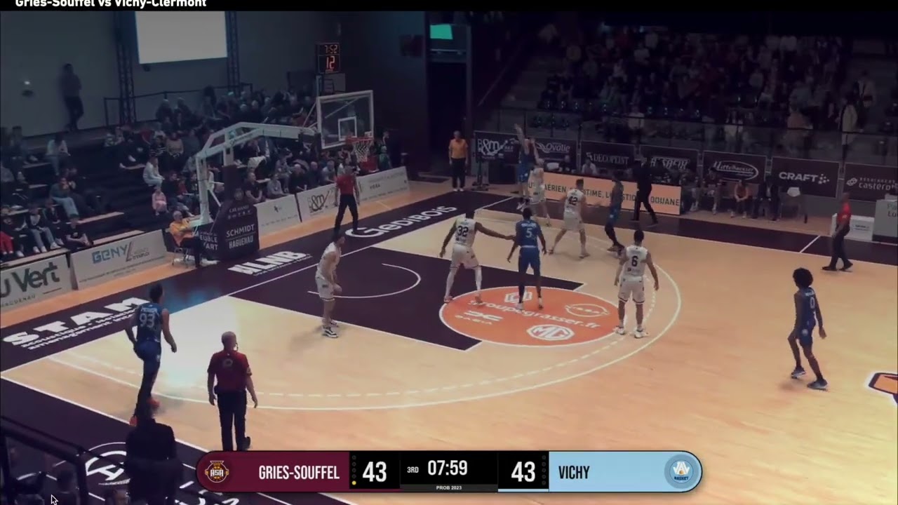 Michael Ertel II 2023-24 France (Pro B) Highlights