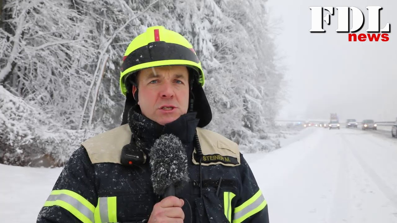 Schneechaos im Lkr Traunstein 06.01.2019