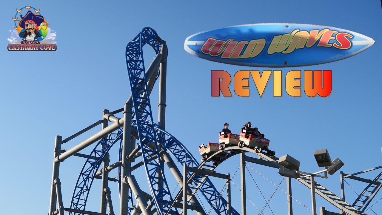 Wild Waves Review, Playland's Castaway Cove Miler Roller Coaster | Is This for Families or Adults?