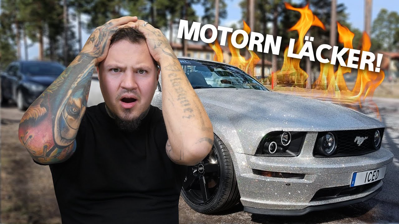 Motorn läcker på Mustangen - Kan vi fixa det själva?