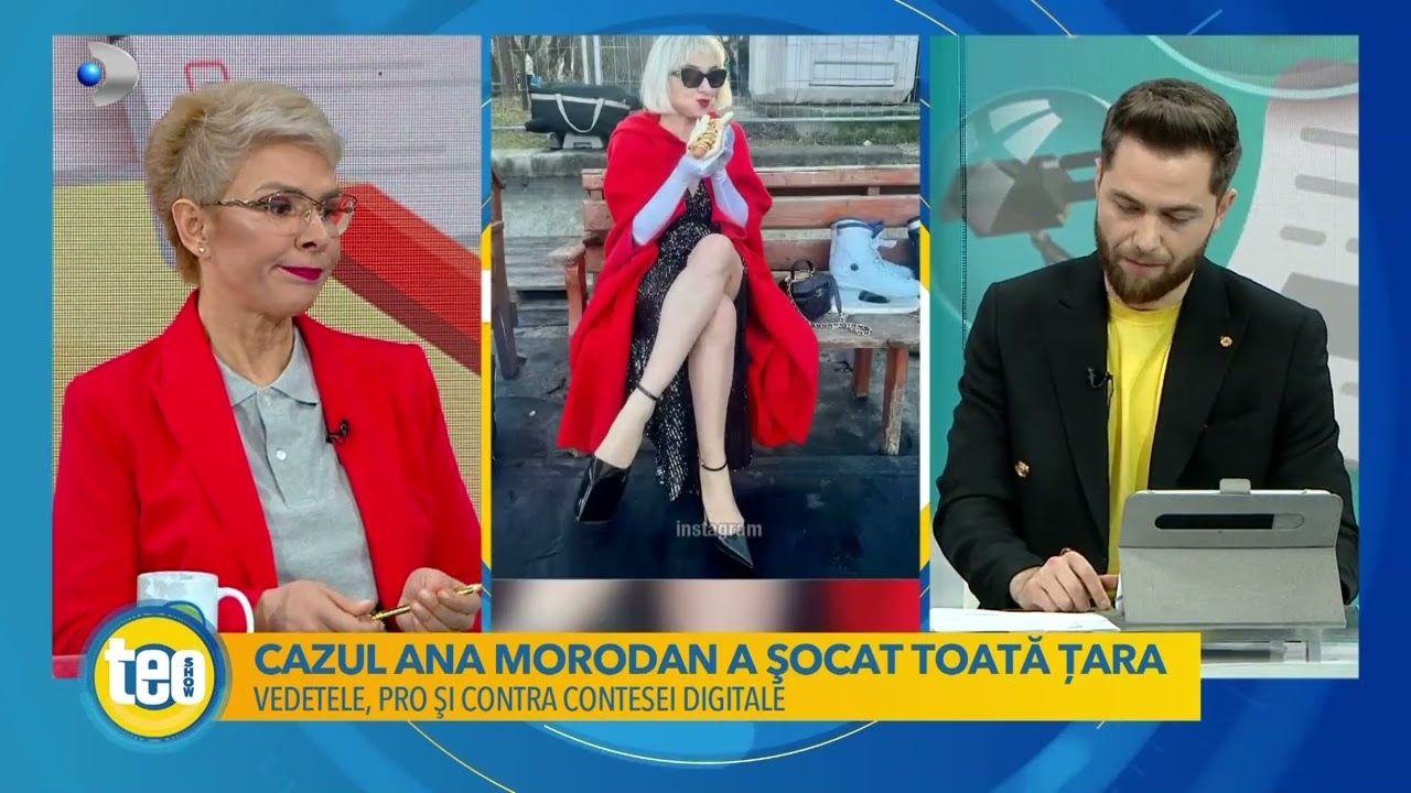 Teo Show (02.04.) - Cazul Ana Morodan a socat toata tara! Vedetele, pro si contra Contesei Digitale!