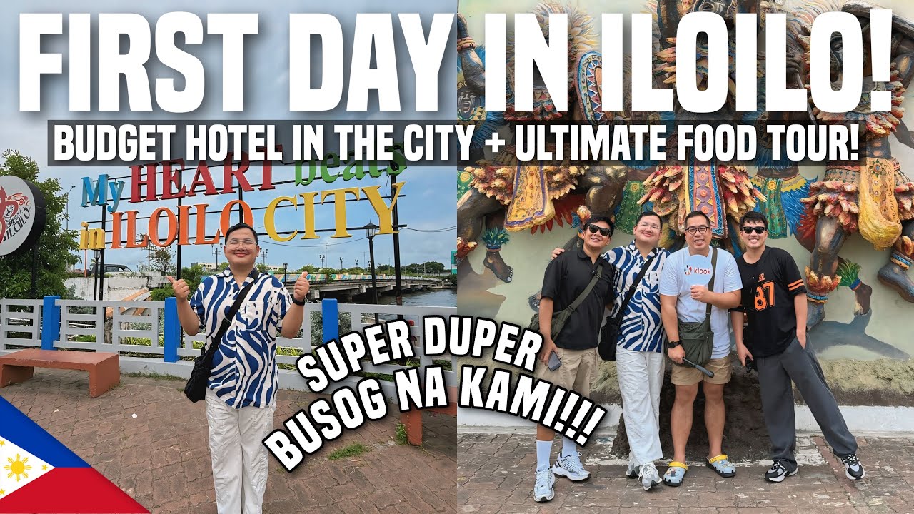 FIRST DAY in ILOILO: Budget Hotel in the City + The Ultimate Food Tour 🇵🇭 | Ivan de Guzman